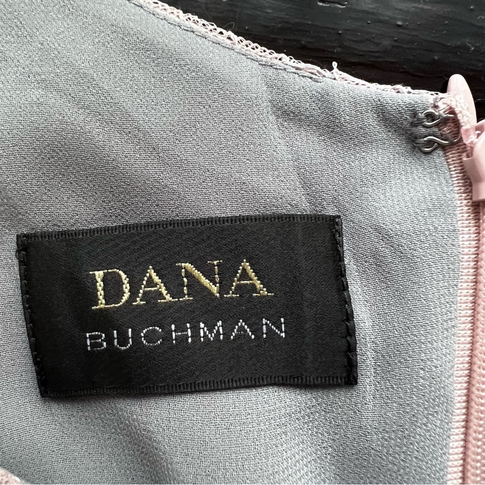 Dana Buchman Light Pink Lace Over Gray Tank Top. Size 12 - Picture 5 of 9